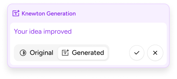 Validate or discard any time
